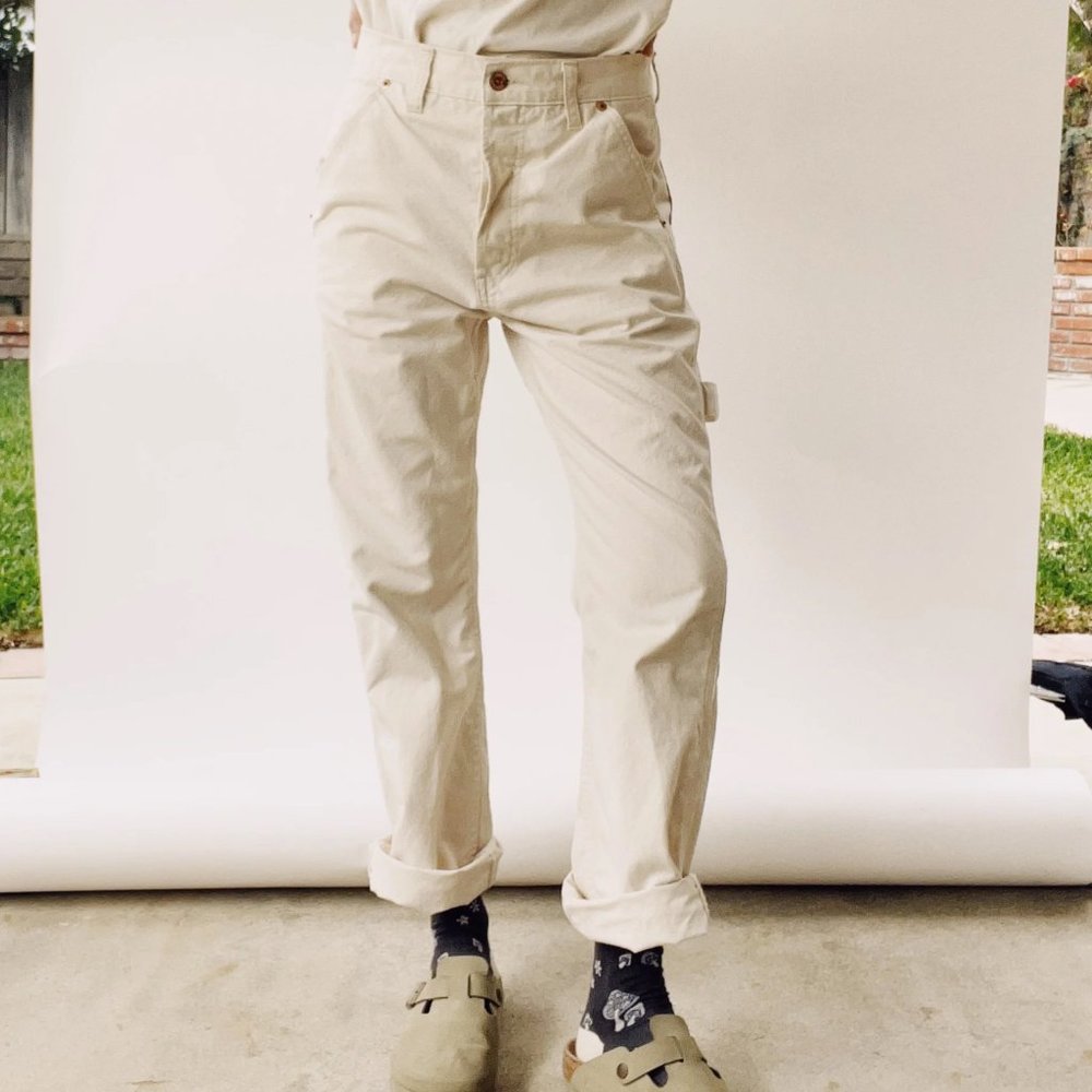 NWT Hey Gang The Painter Pant Natural Size 25